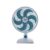 Ventilador 2 em 1 Ultra V-30B-6P 30cm 6 Pás 3 Velocidades Branco e Azul