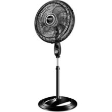 Ventilador Coluna 40cm Super Turbo 8 Pás, Mondial, Preto/Prata, 140W, 110V – VTX-40C-8P