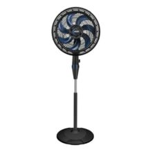 Ventilador Coluna Arno 7 Pás Turbo Silencioso 40cm Estrutura Preto Pás Azul Diâmetro 40 Cm Frequência 60 Hz Material