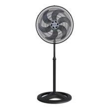 Ventilador De Coluna 40cm Ventisol Turbo 6 Pás Oscilante E Altura Ajustável Cor Preto 40 Cm 60 Hz 127v Plástico