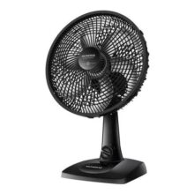 Ventilador De Mesa 30cm Super Power Mondial Preto 60w 6 Pás Vsp-30-b
