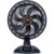Ventilador de Mesa Arno X-TREME 7 Cinza 40cm VE71, 150W, 7 Pás, 3 Velocidades, Oscilação 80º, Power Zone, Modo Noturno Silencioso, 220V