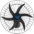 Ventilador de Parede Falcon 60cm Bivolt Ventisol