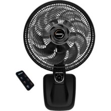 Ventilador de Parede Mallory Smart Control 140w Preto com Grafite 127v