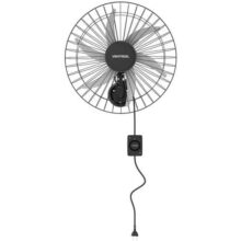 Ventilador de Parede Oscilante, Steel, Preto/Prata, 50cm, Bivolt, Ventisol
