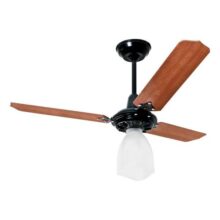 Ventilador De Teto Loren Sid Lumi M3 3 Pás Cor Mogno 127 v Cor da estrutura Preto 127V