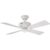 Ventilador de Teto Residencial Bayport Branco Hunter Fan Oficial 127v