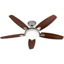 Ventilador de Teto Residencial Contempo Níquel Escovado Hunter Fan Oficial 127v