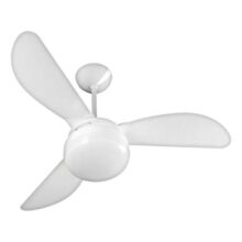 Ventilador De Teto Ventisol Fênix E-27 Branco 130w Com 3 Pás De Plástico, 960 mm De Diâmetro 127 v