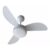 Ventilador De Teto Ventisol Fenix Inverter C/controle Estrutura Branco Pás Branco Diâmetro 960 mm Material das pás Plástico Quantidade de pás 3 127V/2