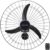 Ventilador Oscilante de Parede 60cm Ventisol Bivolt Preto