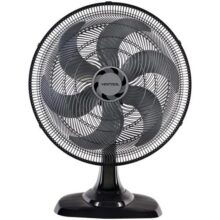 Ventisol Ventilador de Mesa Oscilante, Turbo 6 Pás Premium, Preto, 50cm, 127V
