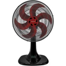 Ventisol Ventilador de Mesa Oscilante, Turbo 6 Pás Premium, Vermelho, 30cm, 127V
