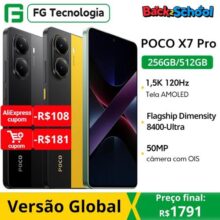 Versão global poco x7 pro smartphone dimensão 8400-ultra 6.67 “120hz display amoled 90w hipercarga 6000mah nfc xiaomi hyperos
