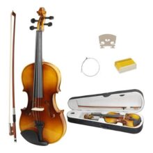 Violino 4/4 Konig Natural Completo Arco Estojo Breu