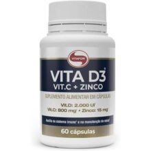 Vitafor – Vita D3 Vit.C + Zinco – 60 Cápsulas