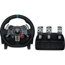 Volante e Pedais Logitech G29 Driving Force com Force Feedback para PS5, PS4, PS3 e PC