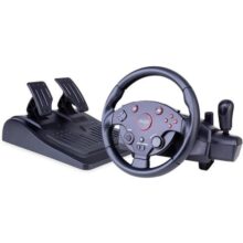 Volante & Pedal Dazz PS4/PS3/PC/XBOXONE/XBOX360, Preto | Force Driving