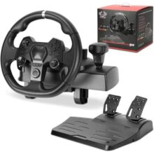Volante, Volante Gamer, Volante para PC, Volante para Xbox, Volante para PS4, Para PS4, PS3, Xbox Series, Xbox One, Switch, PC