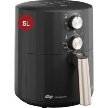 WAP Fritadeira Elétrica Air Fryer GRAND FAMILY 5 Litros, Temperatura Ajustável, Revestimento Antiaderente, 1500W 127V