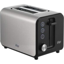 WAP Torradeira Elétrica WTE1 Inox com 7 Níveis de Tostagem, Desligamento Automático, Descongela e Reaquece, 900W