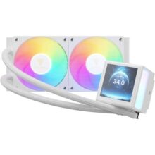 Water Cooler Gamdias Chione P5-240 WH Branco RGB com Tela IPS LCD 3.4” 240mm