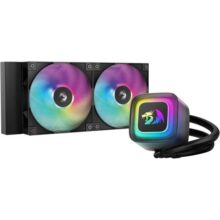 Water Cooler GamerStorm X Redragon LE240 RD Preto RGB R-LE240RD-BKAMMN-A-1