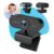 Webcam Camera Casenn Full Hd Zoom 1080p Com Microfone Integrado Entrada USB 2.0 Rotação 360 Graus videoconferência Streamcam Estúdio Plug And Play Home Office Chamadas de Vídeo Zoom Teams