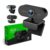 Webcam Camera Full Hd Zoom 1080p 360 Graus Videoconferencia Streamcam Web Cam Entrada Usb 2.0 Com Microfone- Goodvision Preto