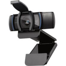 Webcam Full HD Logitech C920s com Microfone Embutido e Proteção de Privacidade para Chamadas e Gravações em Video Widescreen 1080p – Compatível com Lo