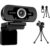 Webookers WB, Webcam USB Full HD 1080P WB Com Microfone Ângulo 110° e Tripé