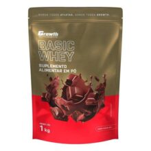 Whey Basic Growth Supplements 1kg (2 Sabores)