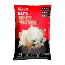 Whey Concentrado 80% Whey Protein – Growth Supplements Sabor Baunilha