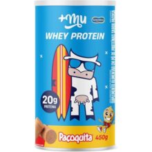 Whey Concentrado, Mais Mu, Sabor Paçoquita, 20g de proteína – 450g
