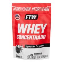 Whey Concentrado Refil 1kg Sabor Cookies – Ftw