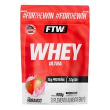 Whey Concentrado Ultra Protein Refil 900g Sabor Morango – Ftw