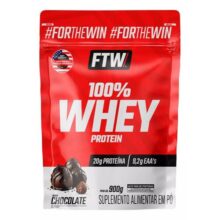 Whey Protein 100% Concentrado Refil 900g Sabor Chocolate – FTW
