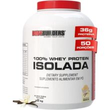 Whey Protein 100% Isolada Baunilha 2kg – Bodybuilders