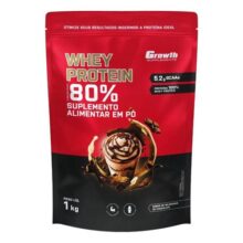 Whey Protein Concentrado 1kg Growth Supplements – Morango