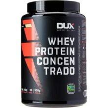 Whey Protein Concentrado Baunilha Pote 900g – Contribui para o Ganho Muscular Hipertrofia – Dux Human Health (Embalagem pode variar)
