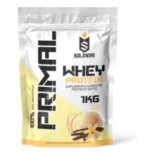 Whey Protein Primal 1kg Soldiers Nutrition Sabor Baunilha