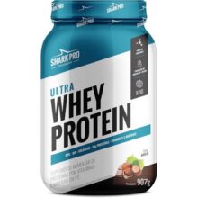 Whey Ultra Whey Protein Sabor Chocolate Com Avela 907g Pote Shark Pro