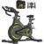 Wizo Bicicleta Ergométrica Spinning Magnética Profissional Amarela Roda Inércia 13kg Suporta 150kg Sensor Cardíaco Monitor Digital Correia Silenciosa Academia em Casa Fitness Queima Calórica Bike para Apartamento