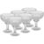 Wolff Angel Conjunto de 6 Taças de Cristal para Sobremesa, Transparente, 260 ml