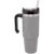 WOLFF Caneca Térmica Parede Dupla SlimTerm com Base Ergonômica e Canudo Cinza 890ml