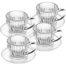 WOLFF – Conjunto 4 Xícaras De Café De Cristal Imperatriz 110ml