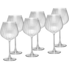 WOLFF – Conjunto 6 Taças de Cristal Ecológico Columba Optic 640ml para Vinho