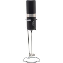WOLFF – Mixer Elétrico para Bebidas de Aço Inox e Plástico com Suporte – motor potente – serve para bater ovos – misturador