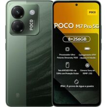 Xiaomi Smartphone POCO M7 Pro 5G 256GB | 8GB/12GB RAM | Processador Ultra Potente Dimensity 7025 | Tela AMOLED FHD+ 120Hz com Proteção Ocular | Bateria 5110mAh com 45W Turbo Charge (Verde, 8+256GB)